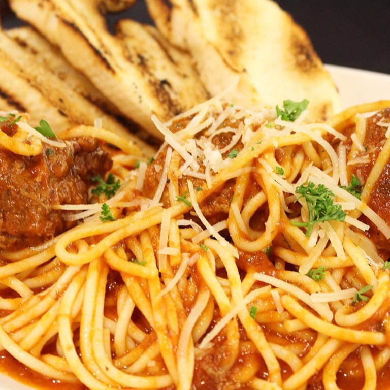 Delicious Spaghetti and Meatballs