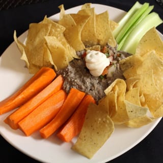 Andrea's Exotic Black Bean & Chickpea Dip (Dinner)